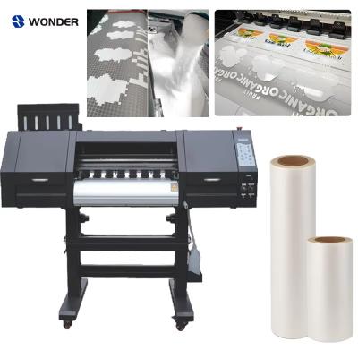 China 60cm Digital T Shirt Textile Printing Machine DTF Printer With Four I3200 Print Heads Powder Shaking Machine for sale