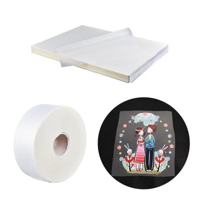 China 75 Mic Matte Polyester Release Film 48*64cm Offset Printing Film Voor Kleding Te koop