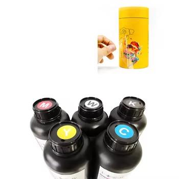 China UV Hard Soft Ink CMYKW Color For XP600 TX800 Dx5 Dx7 Printhead 500ML for sale