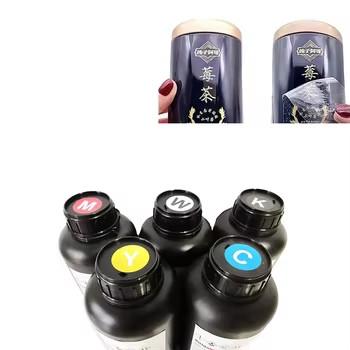 China 1L Capacidade Tinta LED-UV flexível para PVC de silicone e Tinta UV de couro para impressora Epson à venda