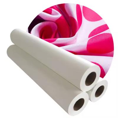 China A4 Size Sublimation Paper For Garment White 100gsm Transfer Paper In Roll For Sublimation Printing for sale