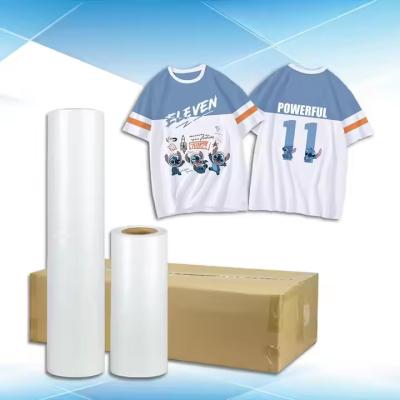 China White Ink Printable DTF Transfer Film Roll Hot Peel High Stretchability for Print for sale