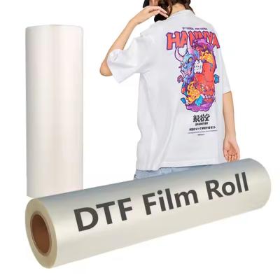 China 60cm*100m DTF PET Film  white ink  Instant Hot & Cold Peel Available for sale