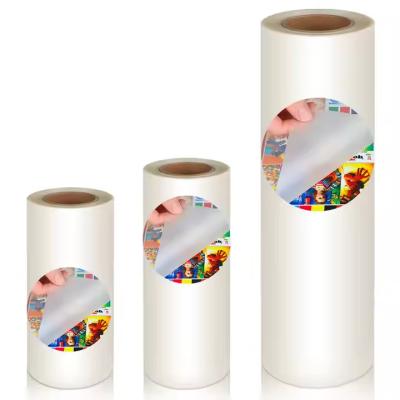 China 60CM x 100M DTF PET Film Roll Heat Transfer Film for Apparel with TPU Powder Compatibility for sale