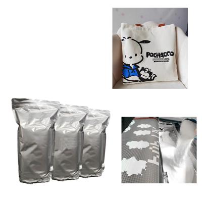 China TPU 75MIC 1kg Hot Melt Powder for DTF Printing Black and White for sale