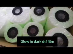 glow in dark dtf film