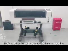 DTF Printer UV DTF Printer with AB Film Media and 1440*1440dpi Printing Resolution