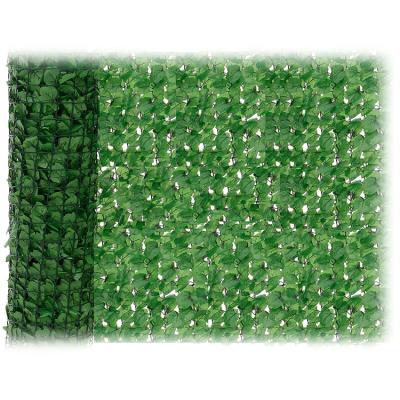 China CLASSIC 1*3m Expandable Faux Privacy Fence Artificial Plant Green Leaves Grass Fence for sale