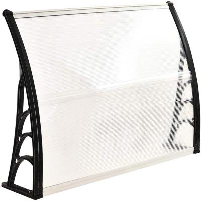 China Polycarbonate PC Window Door Canopy Shed Entrance Polycarbonate Door Edge Tent Canopy for sale