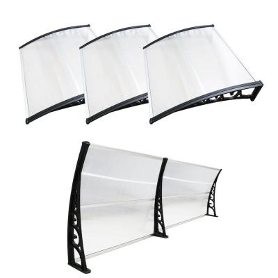 China Polycarbonate Classic Door Awning Front Door Canopy Patio Door Outdoor Window Awning for sale