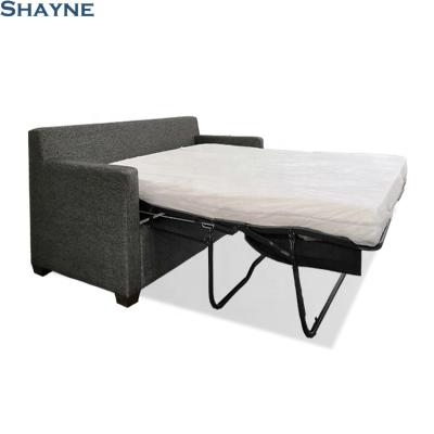 China Shayne Luxury High End Customized Modern Gray Sofa Bed Fabric 2 Seater Sofa Sets Floor Bed Room Furniture for sale