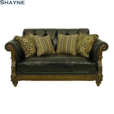 China From Shayne Furniture Hangzhou Public Company ODM Excellent Chesterfield High Quality Luxury Leather Tufted Couch Living Room Sofa for sale