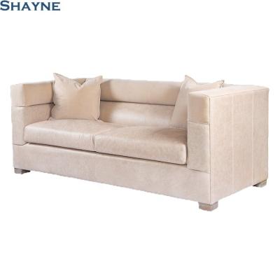 China Excellent Manufacturer Luxury Customize Living Room Luxury Corner Sofa Shayne Furniture ODM White Leather Modern Loveseat for sale