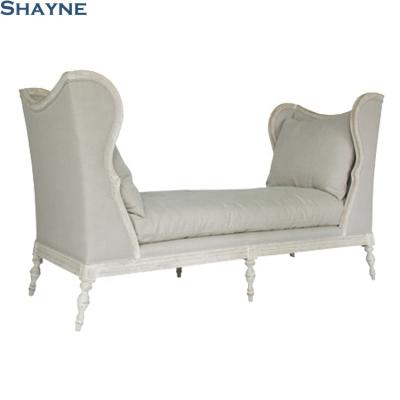 China High End Shayne ODM Factory Hangzhou High End Customize 18th Century French Antique White Cloth Fabric Furniture for sale