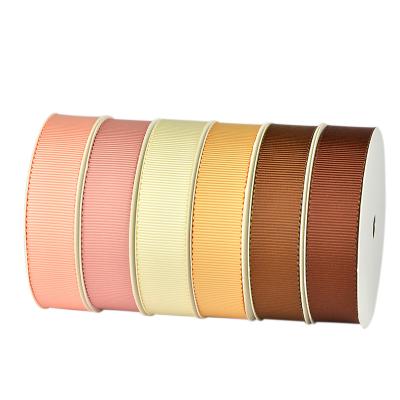 China Custom RIBEST Grosgrain Gift Ribbon Hair Hat Character Wrapping Big Bun 3-50MM Petersham for sale