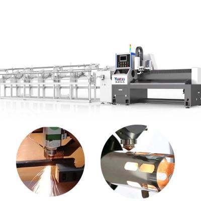 China 3D Factory Supply 1kw 1.5kw 2kw Aluminum Steel Fiber Laser Pipe Cutting Machine For Metal Pipe Laser Cutting Machine for sale