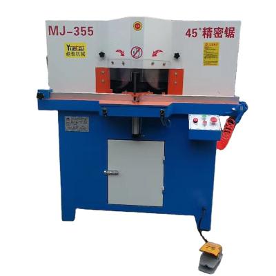 China Hotels MJ 355 NC Automatic Aluminum Circular Pipe Saw Aluminum Cutting Machine Slotting Machine Double Angle 45 90 Degree Corner for sale