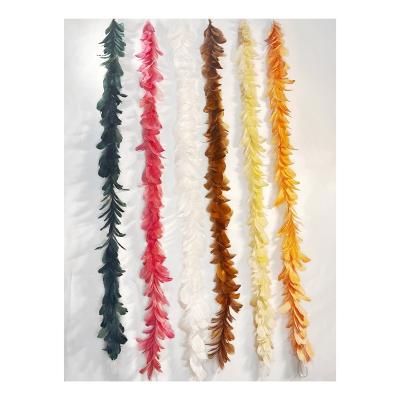 China Use Stuff China Feather Product Factory Marabou Feather Boa Feather Tripod Eco-friendly Dye Boa For Necklace Decoration for sale