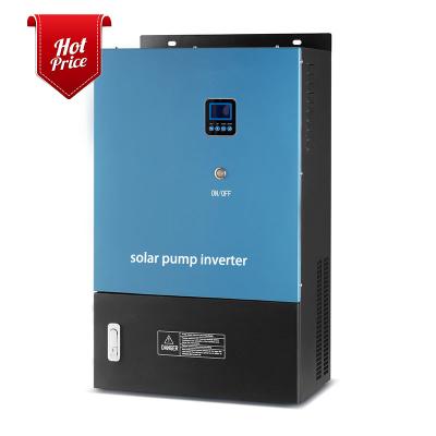 China 3 phase solar pump inverter with mppt and vfd 75kw solar pump inverter for agricultural irrigation 550*350*285 mm for sale