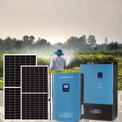 China Good Quality Solar Pump Inverter 5kw Single Phase 11000w Solar Water Pump Inverter HSPH for sale