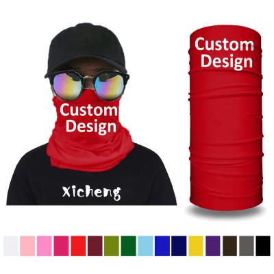 China Outdoor Activities Xicheng Wholesales Custom Design Tube Bandana Customized Logo Sports Buffs Neck Gaiter For for sale