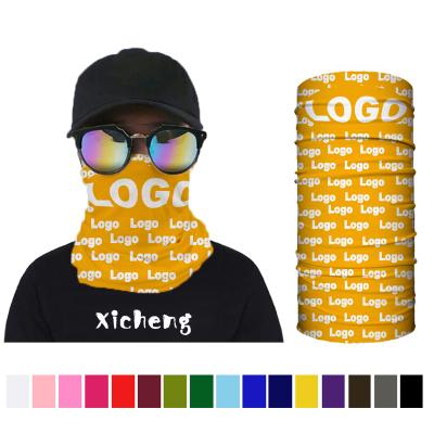 China 100% Custom Made Logo Customized Buffs Bandanas Neck Polyester Outdoor Scarves For Outdoor Activity for sale