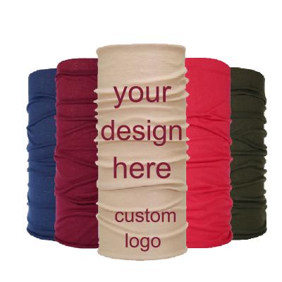 China Custom Tube Seamless Bandana Seamless Neck Cuff Tubular Thicks Your Logo Printed for sale