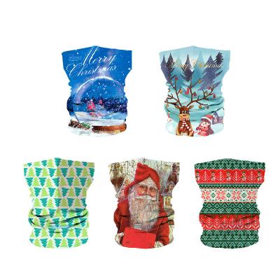 China Seamless bandana buffs neck tube cuff seamless bandana Christmas gift custom design facemask facecover headwear for sale