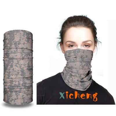 China Outdoor Activities Custom Polyester Outdoor Sports Rise Increase Neck Cuff And Face Scarf for sale