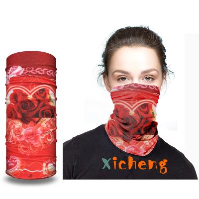 China Outdoor Activities Wholesale Tube Seamless Polyester ScarfMasks Face Bandanas American Flag Neck Cuff for sale