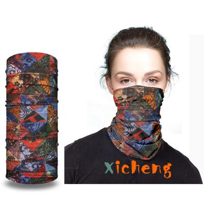 China Wholesale Outdoor Activities Buffs Headwear Custom Printed Tube Seamless Bandanas for sale