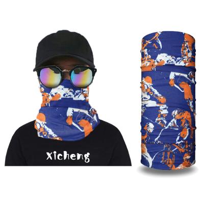 China Hot Selling Printed Stretch Mask Amazon Camouflage Headbands Outdoor Activities Neck Scarf Bicycle Black Tube Bandana for sale