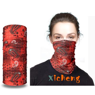 China Outdoor Activities Wholesale Headwear Multifunctional Paisley Tube Scarf Custom Printed Seamless Bandana In Stock for sale