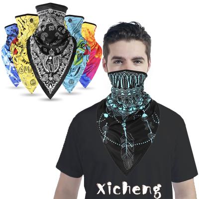 China 2021 Xicheng Sun Headwear Men Women Neck Cuff UV Outdoor Activities Balaclava Face Mask Earloop Bandana for sale