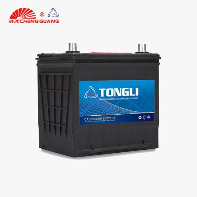 China Car engine start 15 volt 75d23r myanmar car battery on plates 12 for sale