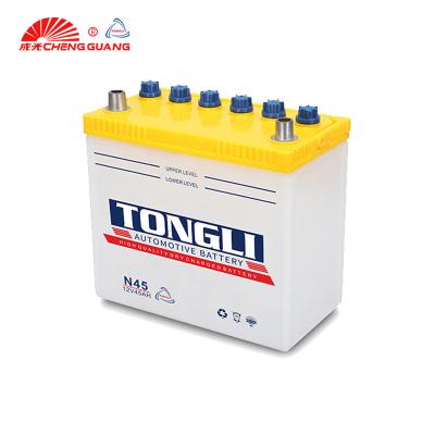 China Car engine starting lead acid battery with advanced technology for hot sale models 12v 40ah/45ah car battery for sale