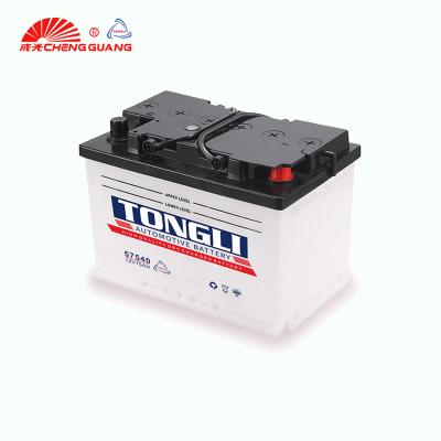 China Automotive car battery rotating car engine start 12v 75ah 1000 amp car battery korea brands china export cold crank for sale