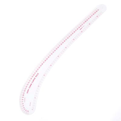 China Fashion Design Ruler Plastic Tailor Metric Line, Manufacturer DIHAN #9261 Hip Ruler 61cm Model Making French Curve Ruler Model, Working for sale