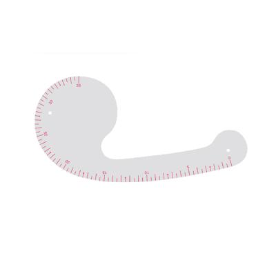 China DIHAN #9034 1/2 Pattern Maker Scale Ruler, Line Fashion Design Ruler French Curve Sandwich Sleeve Opening Ruler Vary Form Scale Tailor Line for sale