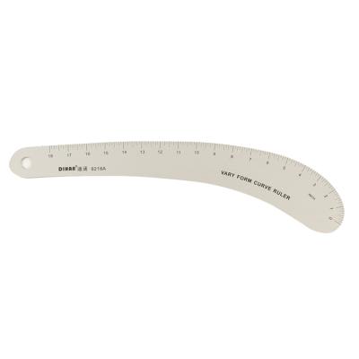 China Pattern Maker DIHAN #9261A Metal Measuring 61cm Sleeve Curves Ruler Solid Aluminum French Curve Ruler Vary Shape Tailor Fashion Design Ruler for sale