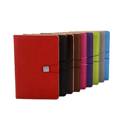 China Hot selling A5 100 sheets soft cover loose leaf notebook leather softcover portable notebook for business for sale