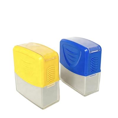 China Eco-friendly Hot Selling Custom Plastic Stamps Custom Office Manufacturer Self Inking Office Stamp Rubber Stamp for sale