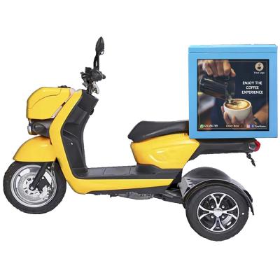 China Pantalla de caja de entrega LED, pantalla de caja de comida para llevar, cartel de caja de comida para llevar LED con modelo P2.5 para motocicleta en venta