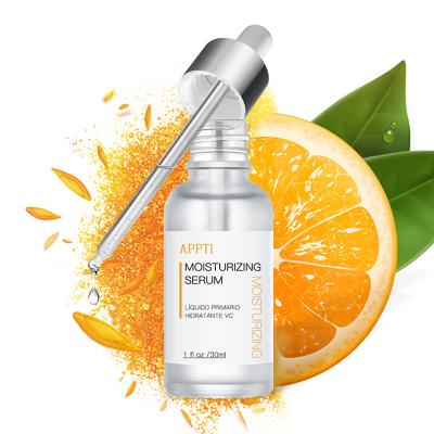 China Moisturizer OEM Skin Care Whitening Hyaluronic Acid Organic Moisture Serum Vitamin C Facial Facial Serum for sale