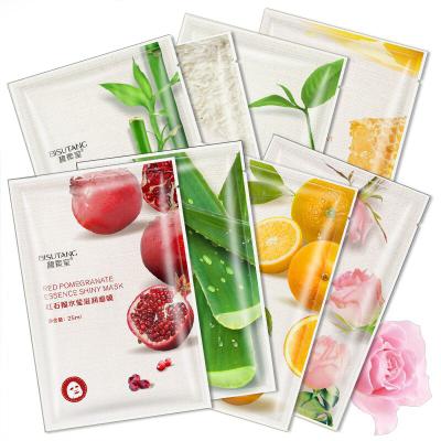 China OEM Private Label Moisturizer LVYAUN Face Mask Korean Sheet Natural Organic Beauty Fruit Whitening Facial Mask for sale