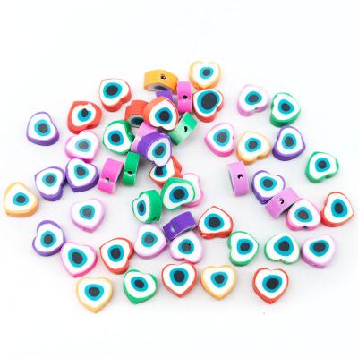 China DIY Jewelry Making White Smiley Face, Glowing Heart Shaped Star Polymer Clay Beads Eyes, Star Shaped Polymer Clay Beads Eyes for sale