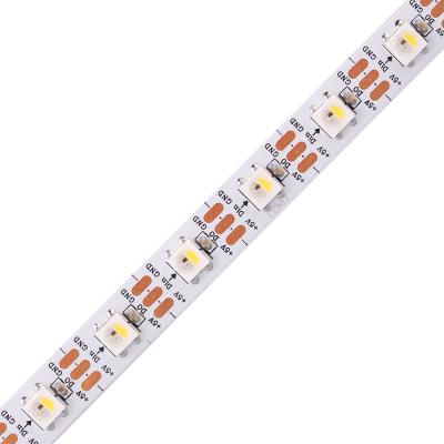 China SK6812 60leds theme park programmable rgbw led strip light for sale