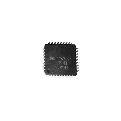 China New and original PIC18F67J94-I/PT PIC18F67J94 TQFP64 MCU 128KB standard flash electronic components for sale