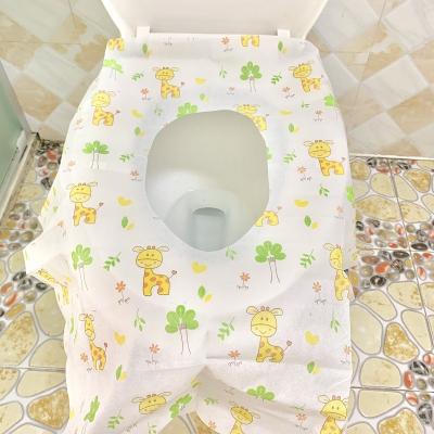 China Disposable 1/2 Times Travel Pack Customized Printing Disposable Toilet Seat Paper Sanitary Cover for sale