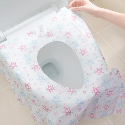 China Customized Printing Nonwoven Fabric Disposable Toilet Seat Cover Waterproof Disposable Bathroom for sale